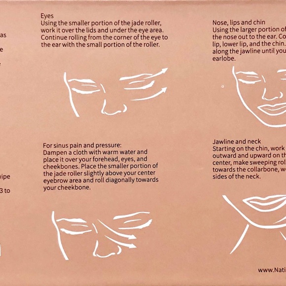 🆕 Native Nectar Jade Roller + Gua Sha Massager - Picture 4 of 4